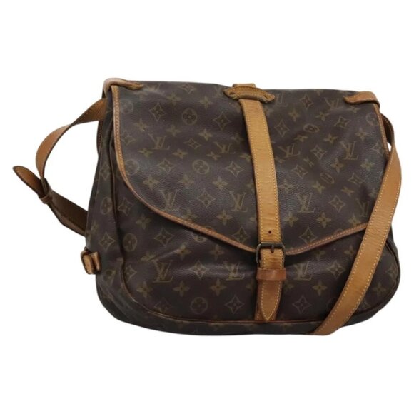 LOUIS VUITTON Monogram Saumur 35 Shoulder Bag - Picture 1 of 15